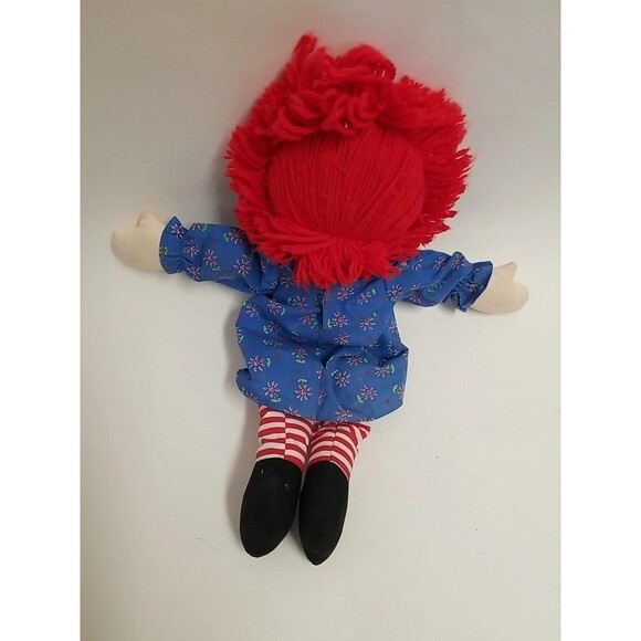 Raggedy Ann 80th Anniversary 18 In Plush Doll Hasbro 2002 - Picture 5 of 7